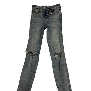 We The Free Charcoal Skinny Jeans